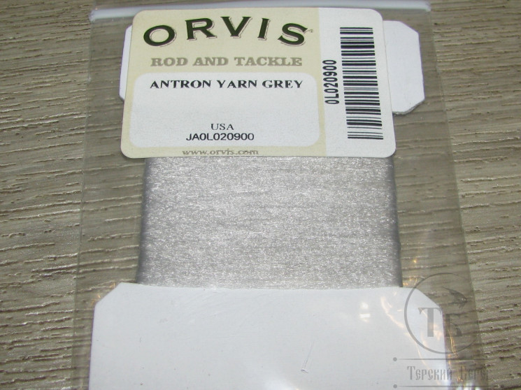 Волокно антрон Antron Yarn Grey Orvis