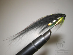 Муха лососёвая Bottle Heavy ( 7 ) JC Black Green
