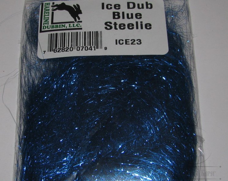 Ice dub Hareline  Blue Steelie