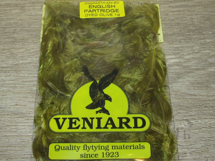  Перья куропатки English Partridge 1 g Olive VENIARD