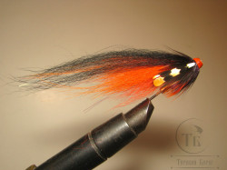 Муха лососёвая Bottle Heavy ( 8 ) JC Black Orange
