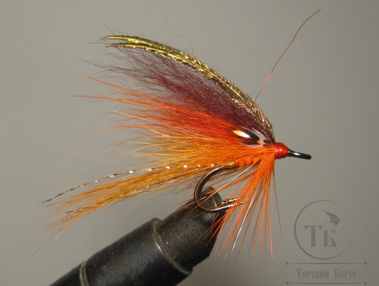 Муха лососёвая Pahtakorva ( 17 ) Fiery Cascade Loop Black № 8
