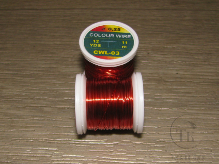 Проволока Color Wire Hends 0.25 Red ( 11 метров ) CWL-03