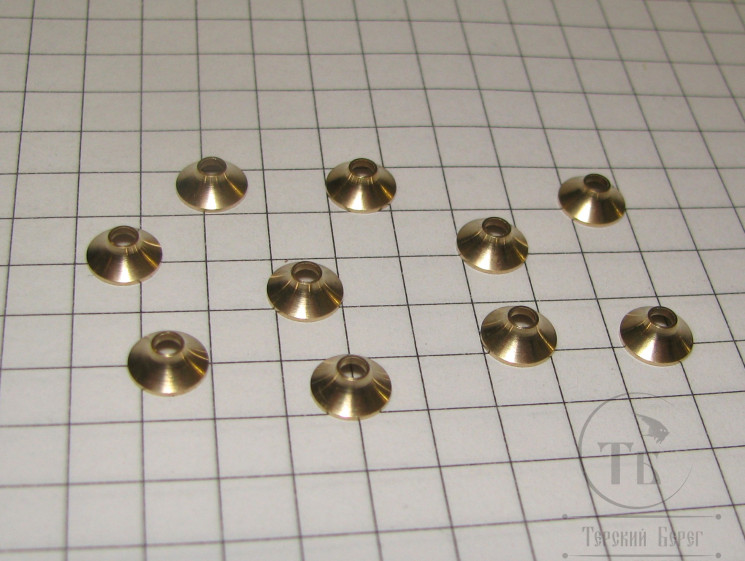 Турбо диск 6,0 х 2,0 мм 10 шт Brass Терский Берег