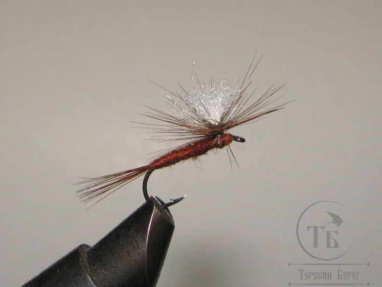 Муха Парашют / Parashute ( 19 ) Rusty Brown № 16