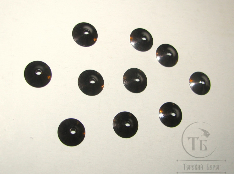 Конус ( турбо диск ) 10 мм 10 шт Black Nickel