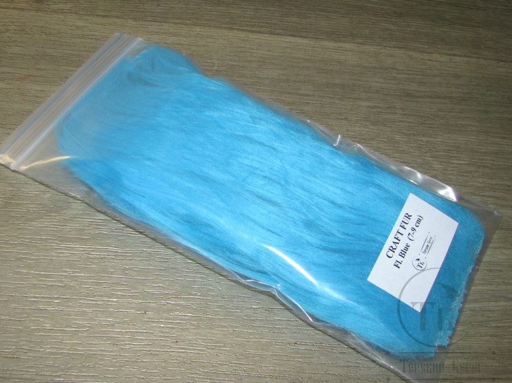 Искусственный мех / Craft Fur Fl. Blue (7-9 cm)