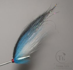Муха лососёвая на пуле кегля Skitle herring