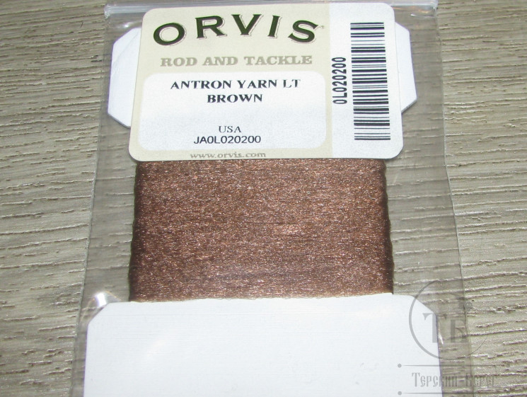 Волокно антрон Antron Yarn Lt Brown Orvis