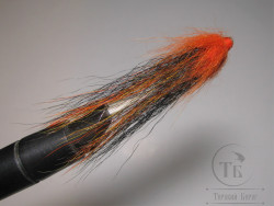 Муха лососёвая с "английским крылом" WG tube Mt. ( 100 A1 ) D 2,6 медь 1 дюйм Rusty Sunburst 