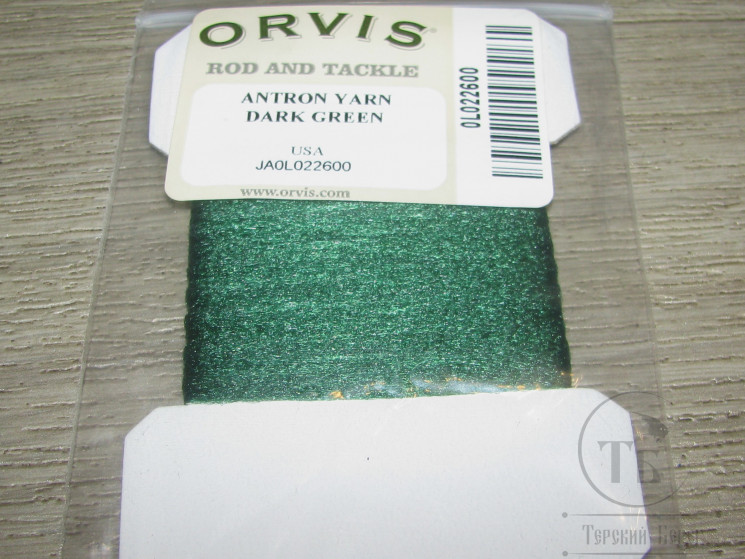 Волокно антрон Antron Yarn Dk Green Orvis