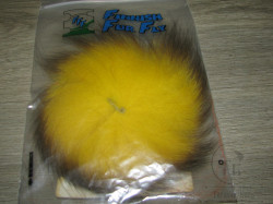 Хвост арктического песца Yellow 2.5 X Fishing Fur Fly