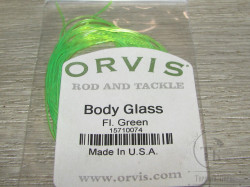 Силиконовая нить Body Glass Fl. Green Orvis
