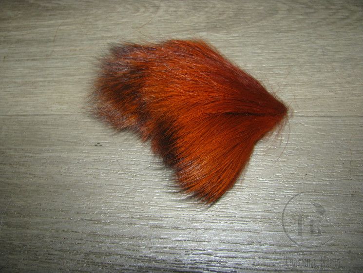 Мех Temple Dog Rusty короткий для летних лососевых мух ( распродажа М - 51 )