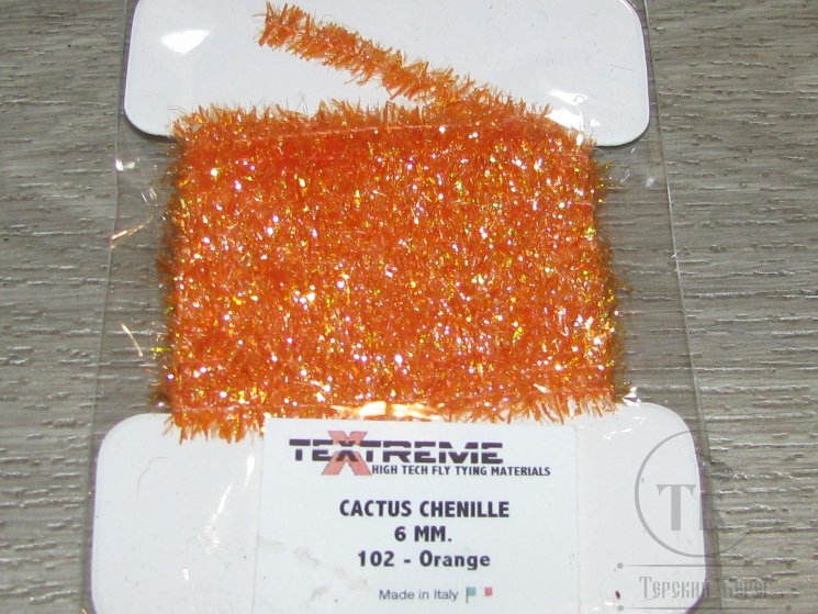 Кактусовая синель  Сhenille 6 Orange Textreme