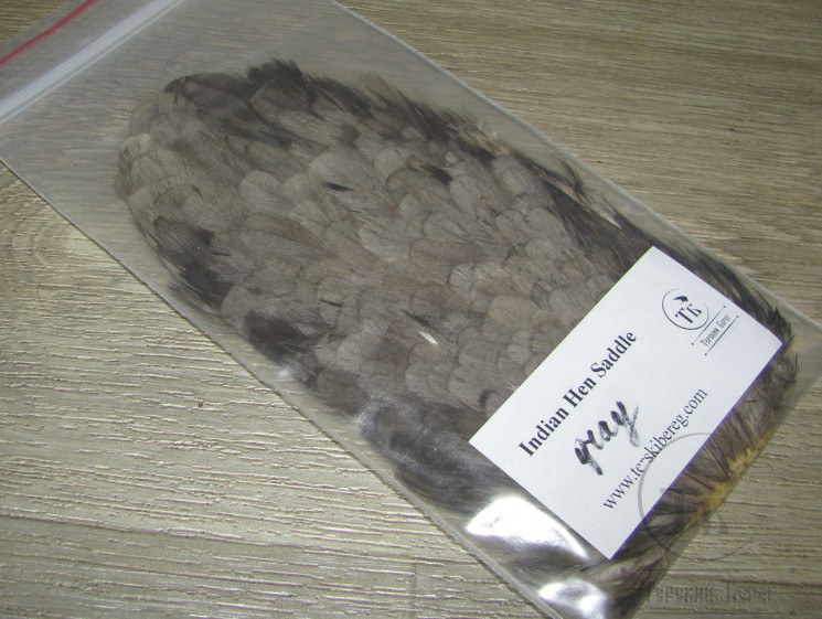 Курица седло Indian Hen Saddle Gray / Серое