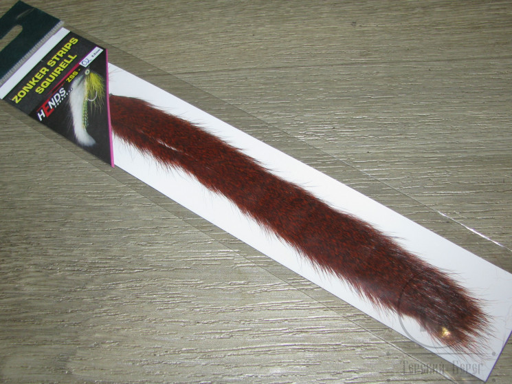 Зонкер белки Squirrel Strips Zonker 2,5 мм. 02 Orange Hends