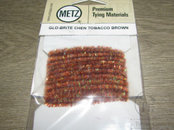 Синель Glo Bright Chenille Tobacco Brown Metz