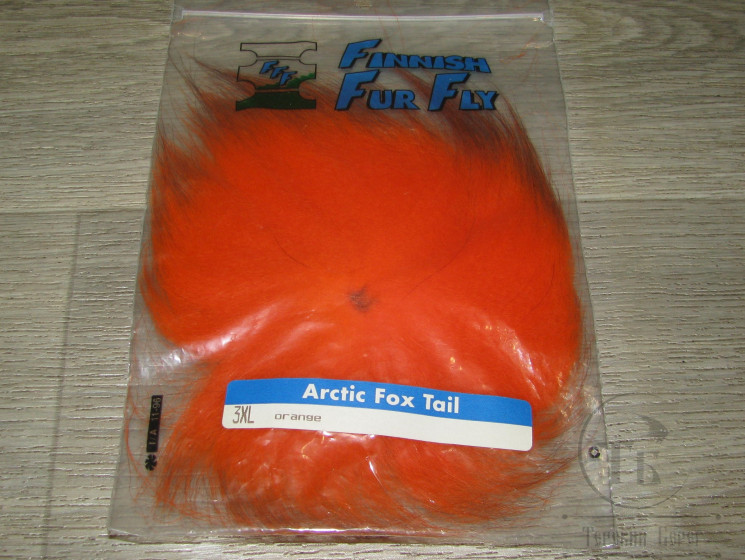 Хвост арктического песца Orange 2,5XL Fishing Fur Fly