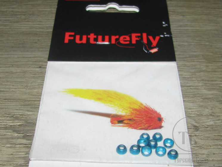 Конус латунный ( полусфера ) Hybrid Cone Metallic Blue 4 mm. Future Fly