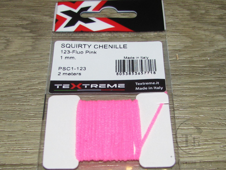 Синель Squirty Chenille 1 mm Fl. Pink Textreme