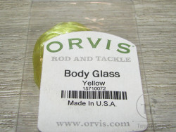 Силиконовая нить Body Glass Yellow Orvis