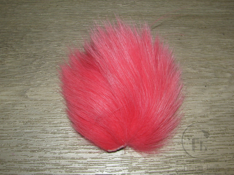 Мех арктического песца фл. лососево розовый / Arctic Fox Fur Fl Salmon Pink