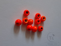 Шарик (головка) диам. 3,8 мм латунь Fl. Orange (10шт)