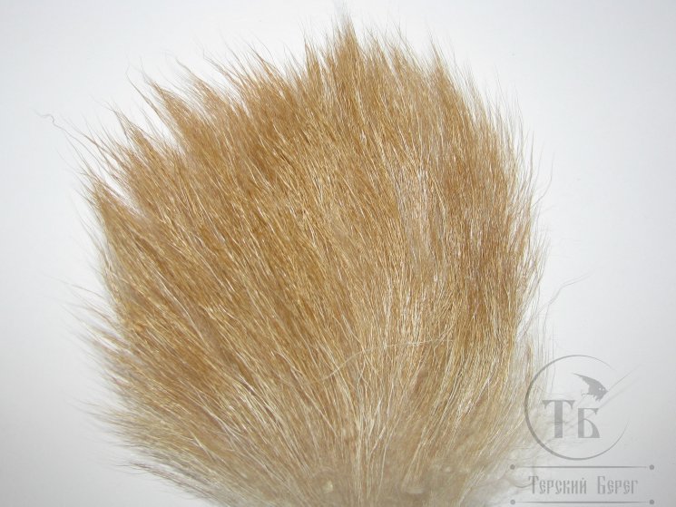 Мех козлёнка серебрянки натуральный золотистый / Golden Tan