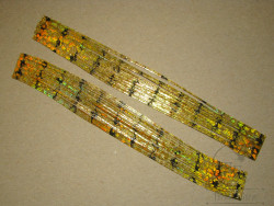 Резиновые ножки Rubber Legs GR 02 Grizzly Yellow Crystal Gold