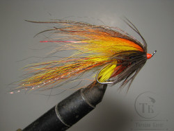 Муха лососёвая на двойнике ( 32 ) Scandinavia JC Willie Gunn Cascade Partridge Salar Silver № 3