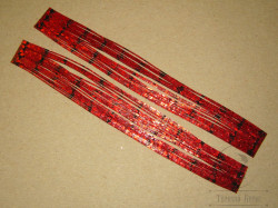 Резиновые ножки Rubber Legs GR 03 Grizzly Crystal Red