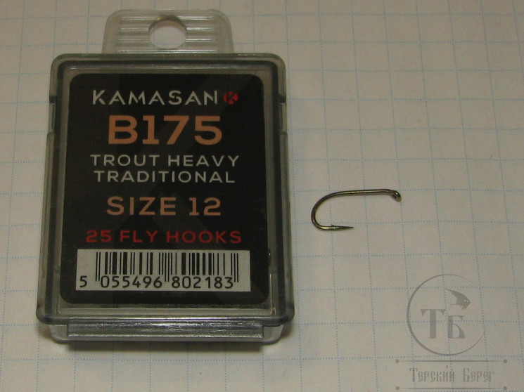 Крючки Kamasan B 175 Trout Heavy Traditional № 12 (25 шт.)
