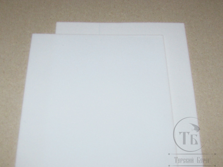 Пенка Thin Fly Foam 2 mm White Hareline