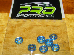 Турбо диск с отверстиями Pro Ultra Sonic Disc Blue Metallic SM 7 мм 10 шт Pro Sportfisher