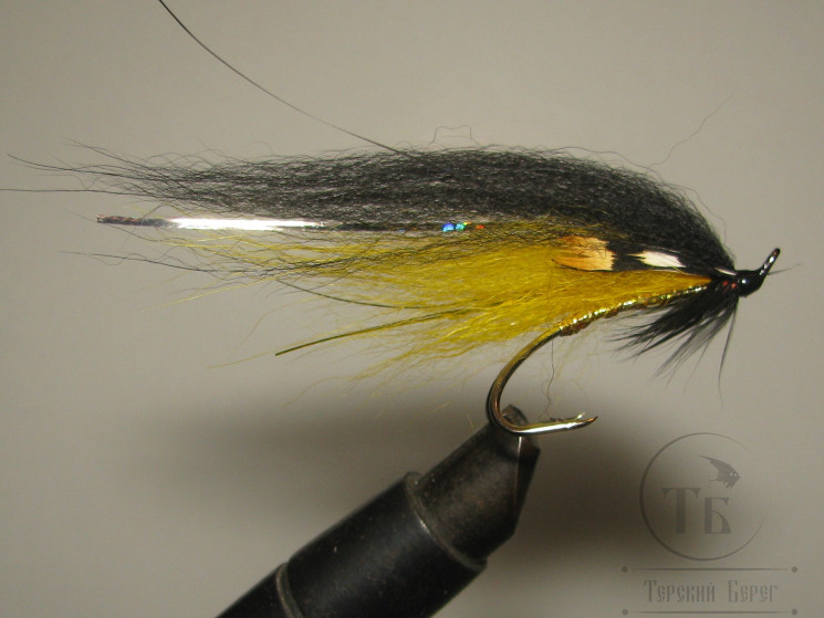 Муха лососёвая на двойнике ( 21 ) Scandinavia JC Golden Killer Spring Partridge Salar Silver № 3