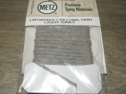 Трёхпрядная шерстяная нить Lafontaine Tri Lobal Yarn Lt Grey Metz