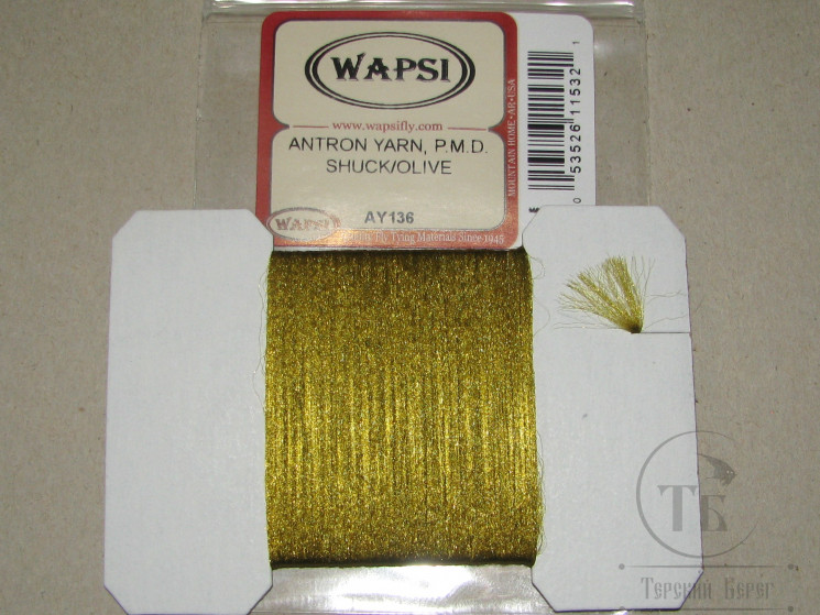 Волокно антрон antron yarn PMD Shuck / Olive Wapsi