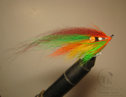 Муха лососёвая на двойнике ( 20 ) Scandinavia JC Green Highlander Classic Mustad DL71 № 6