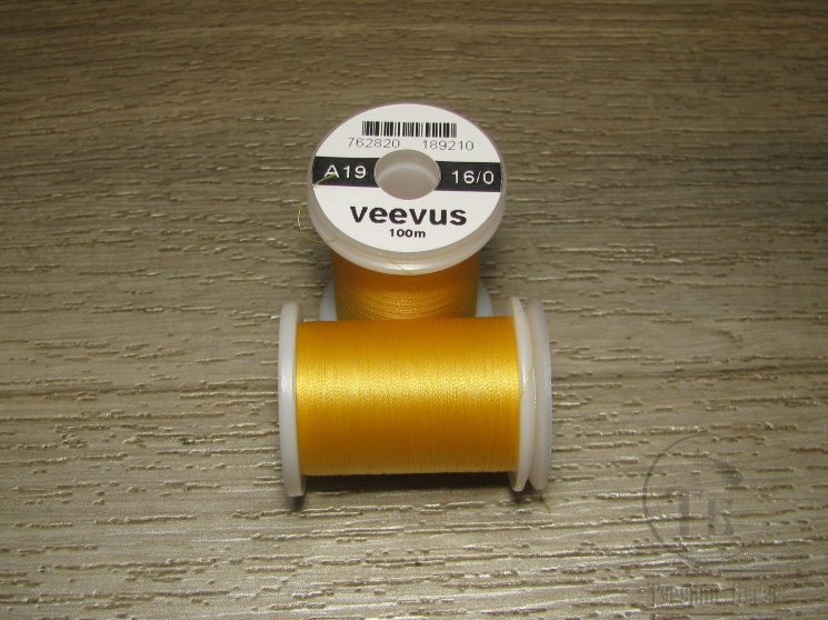 Монтажная нить Veevus 16/0  100 m Sunburst Yellow