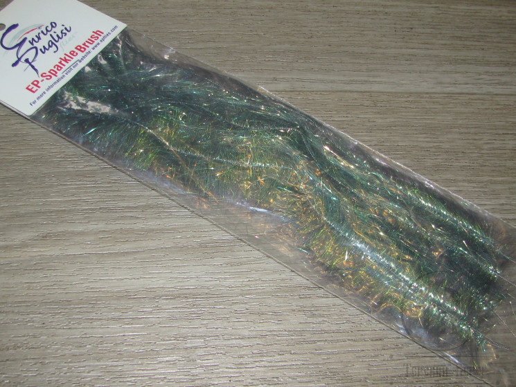 Скрутка из синтетических волокон Sparkle Bruch 113832 Olive Enrico Puglisi