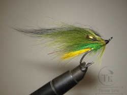 Муха лососёвая на двойнике ( 40 ) Scandinavia JC Topol Classic Partridge Patriot Black № 4