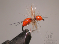 Муха муравей Ant Scud ( 9 ) Orange Epoxy Kumho Scud № 10