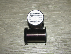 Монтажные нитки Nano Silk Ultra 50D 50 m. 12/0 Brown Semperfli