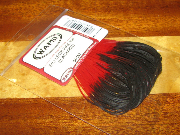 Силиконовые ножки Sili Legs Fire Tip Black / Red Wapsi