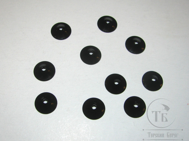 Конус ( турбо диск ) 12 мм 10 шт Black