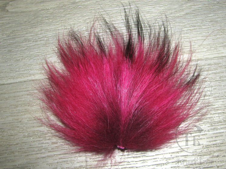Хвост енота  Raccoon Tail Magenta