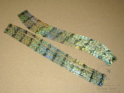 Резиновые ножки Rubber Legs GR 05 Grizzly Crystal Silver Green