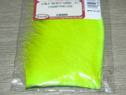 Шкура теленка Calf Body Hair Fl. Chartreuse Wapsi