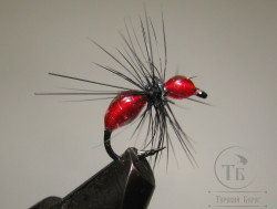 Муха муравей Ant Scud ( 14 ) Red Epoxy Kumho Scud № 12